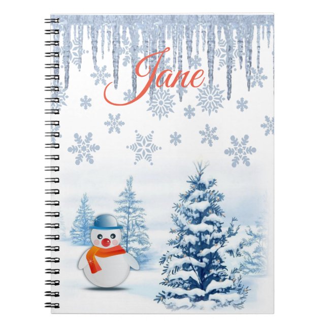 Christmas Spiral Notebook (Front)
