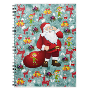 Christmas Spiral Notebook