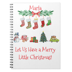 Christmas Spiral Notebook – Christmas Gift Planner
