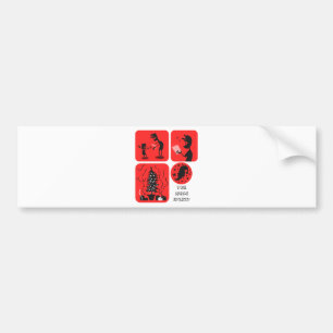 christmas spirit bumper sticker