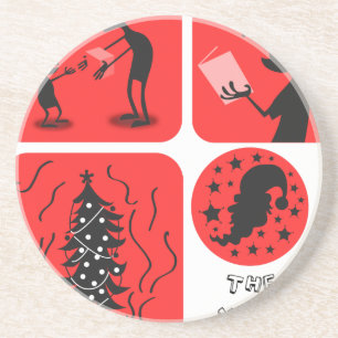 christmas spirit coaster