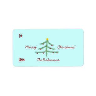 Christmas Spirit Gift Labels