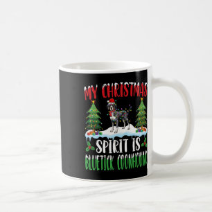 Christmas Spirit Is Bluetick Coonhound Wearing San Coffee Mug