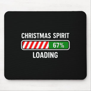 Christmas Spirit Loading 67 Meme Boys Kids Gen Z A Mouse Mat