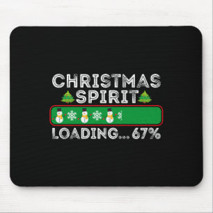 Christmas Spirit Loading 67 Six Seven Meme Funny S Mouse Mat