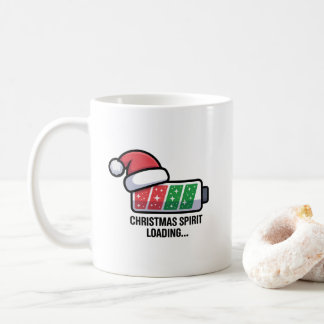 Christmas Spirit Loading Funny Holiday  Coffee Mug