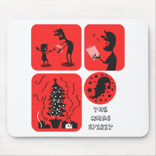 christmas spirit mouse mat