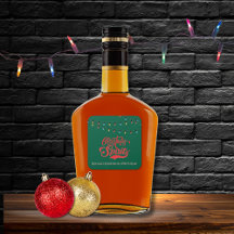 Christmas Spirits Custom Name Holiday Lights Green