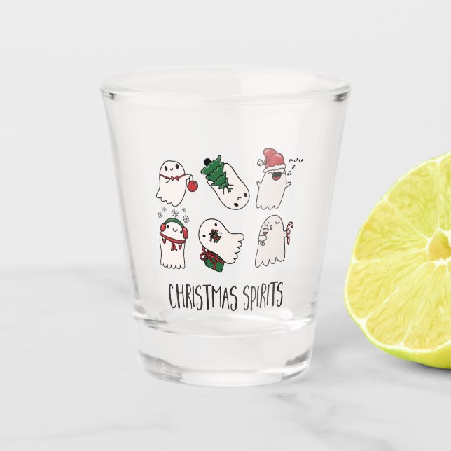 Christmas Spirits Shot Glass (Front)