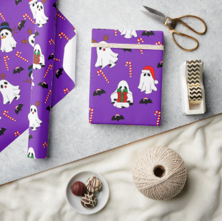 Christmas spirits wrapping paper