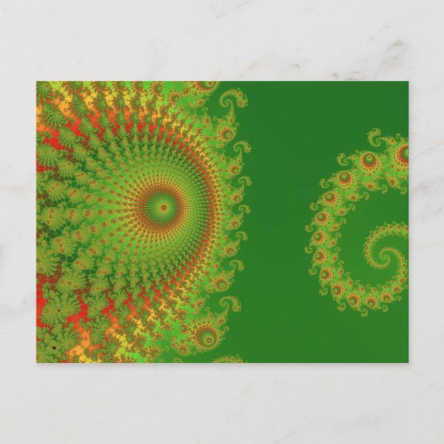 Christmas Spirole Postcard (Front)