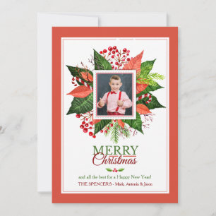 Christmas Splendour Photo Holiday Card