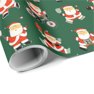 Christmas Sports Holiday Gift Wrapping Paper