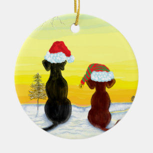 christmas springador ceramic tree decoration