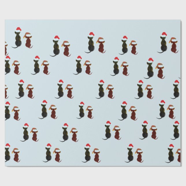 Christmas springador wrapping paper (Flat)