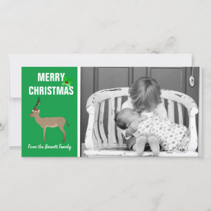 Christmas Springbok Photo Holiday Card