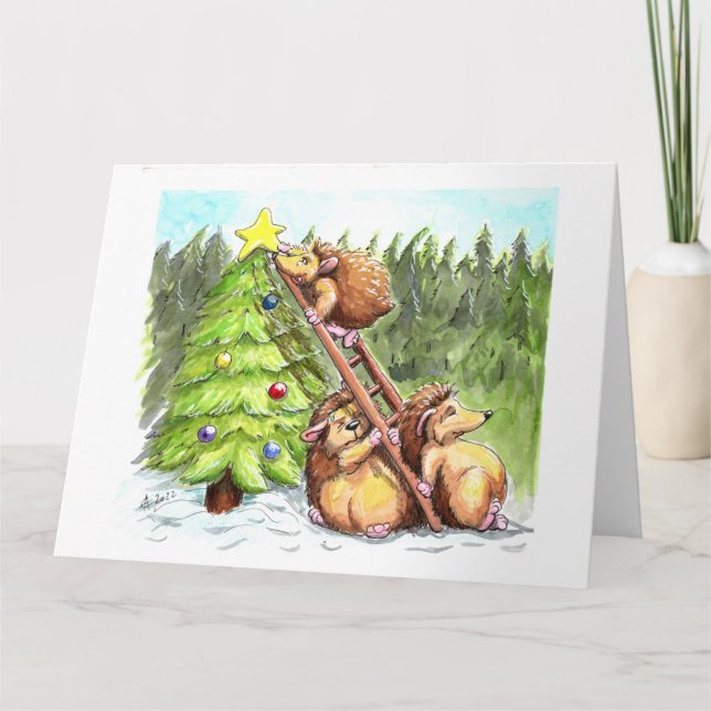 Christmas sprouts card (Front)