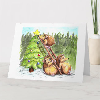 Christmas sprouts card