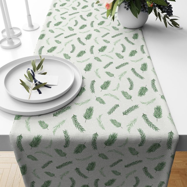 Christmas Spruce Pattern Short Table Runner (Creator Uploaded)