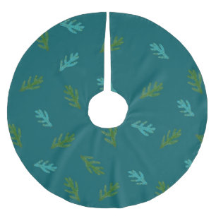 Christmas Spruce Twigs - Scent of a forest  Brushed Polyester Tree Skirt