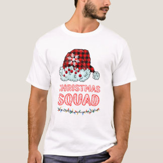 Christmas Squad Buffalo Plaid T-Shirt