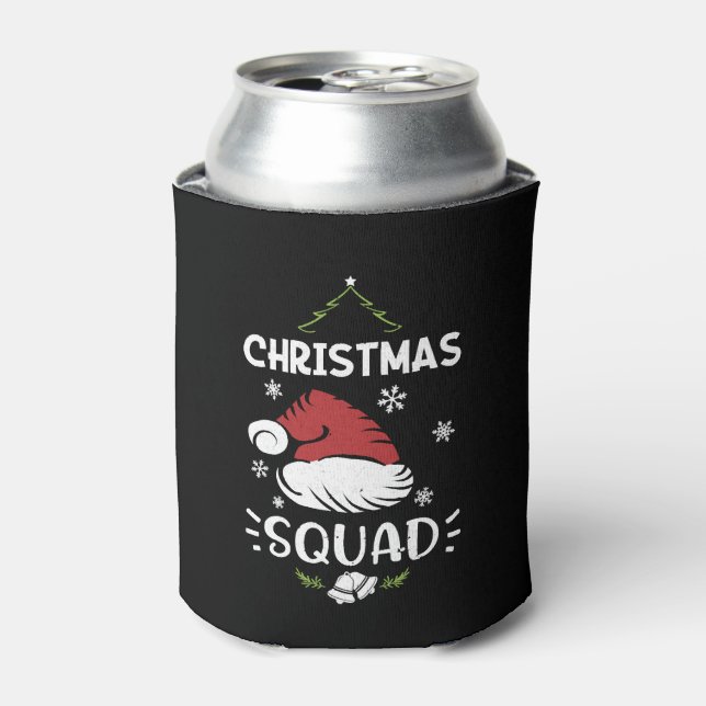 Christmas Squad - Christmas Family Can Cooler (Can Front)