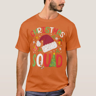 CHRISTMAS SQUAD Christmas hat girl T-Shirt