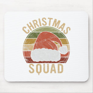 Christmas Squad Costume Gift Santa Matching Family Mouse Mat