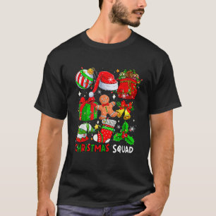 Christmas Squad Cute Collection Santa Elf Gingerbr T-Shirt