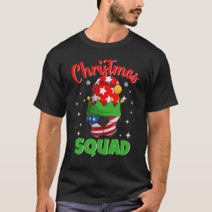 Christmas Squad   Elf Soccer Family Matching Pajam T-Shirt