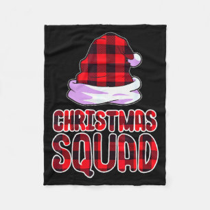Christmas Squad Family Group Matching Christmas Pa Fleece Blanket