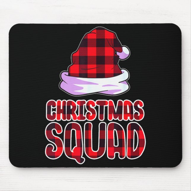 Christmas Squad Family Group Matching Christmas Pa Mouse Mat (Front)