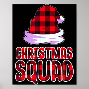 Christmas Squad Family Group Matching Christmas Pa Poster
