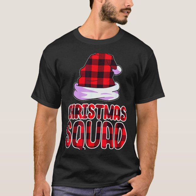 Christmas Squad Family Group Matching Christmas Pa T-Shirt (Front)