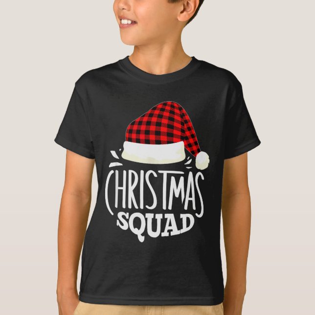Christmas Squad Family Group Matching Christmas Pa T-Shirt (Front)