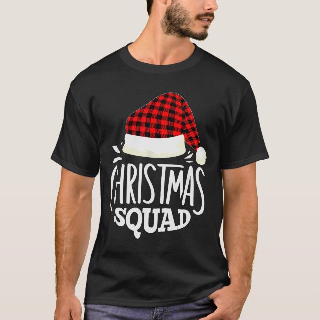 Christmas Squad Family Group Matching Christmas Pa T-Shirt (Front)
