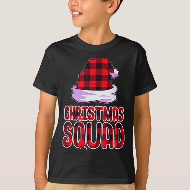 Christmas Squad Family Group Matching Christmas Pa T-Shirt (Front)