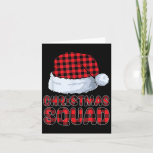 Christmas Squad Family Matching Pyjamas Buffalo Re Card