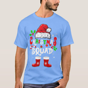 Christmas Squad Funny Santa Hat Xmas Crew Family P T-Shirt