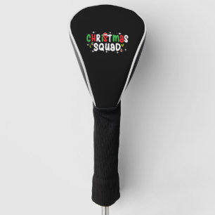 Christmas Squad Funny Xmas Family Matching Pajama Golf Head Cover