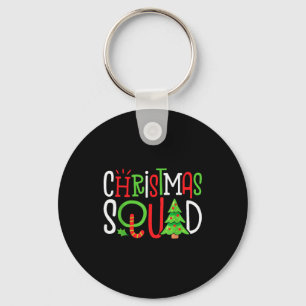 Christmas Squad Funny Xmas Tree Family Matching Pa Key Ring