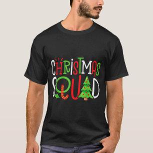 Christmas Squad Funny Xmas Tree Family Matching Pa T-Shirt