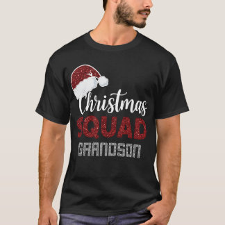 Christmas Squad GrandsonMatching Christmas Funny P T-Shirt