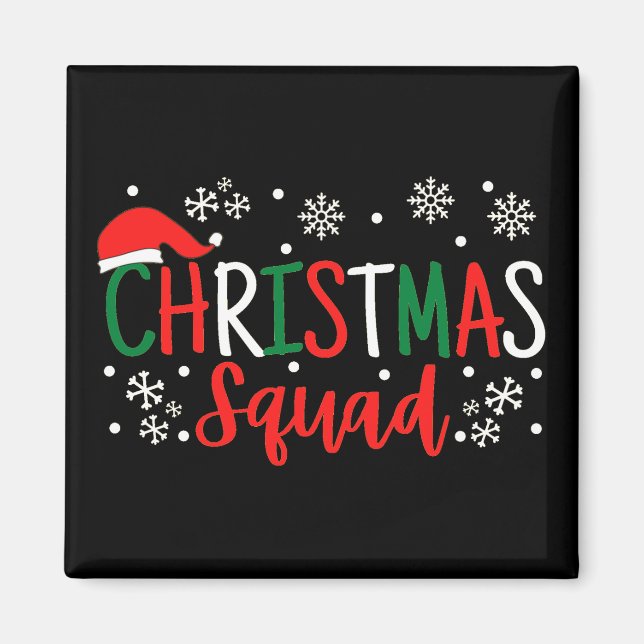 CHRISTMAS SQUAD MAGNET (Front)