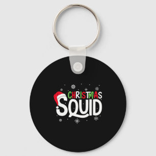Christmas Squad Matching Family Group Santa Elf Xm Key Ring