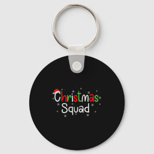 Christmas Squad Matching Family Group Santa Xmas P Key Ring