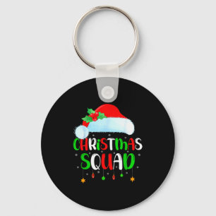 Christmas Squad Matching Family Group Santa Xmas P Key Ring