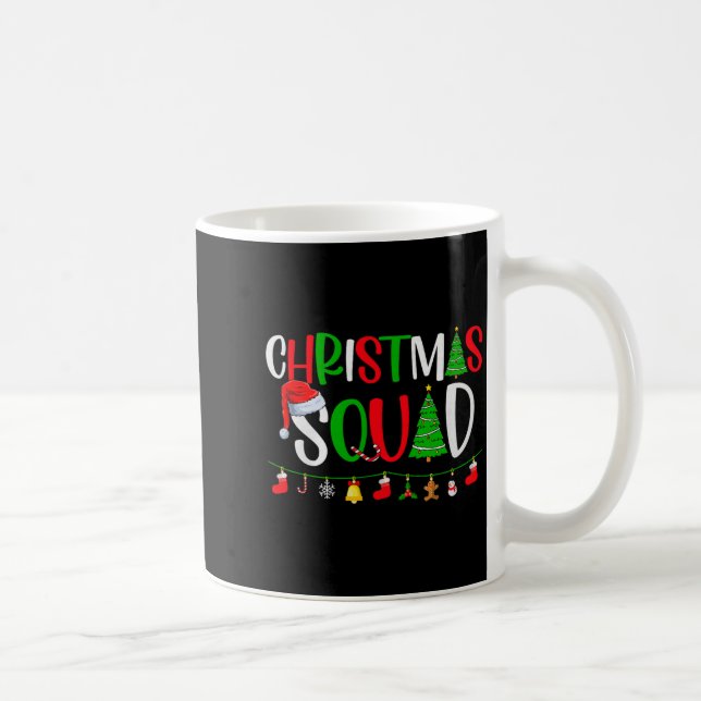 Christmas Squad Matching Family Group Xmas Decor H Coffee Mug (Right)