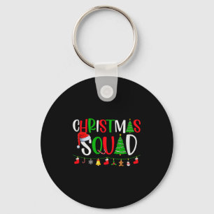 Christmas Squad Matching Family Group Xmas Decor H Key Ring