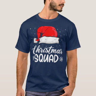 Christmas Squad Merry Xmas Santa Hat Family Matchi T-Shirt